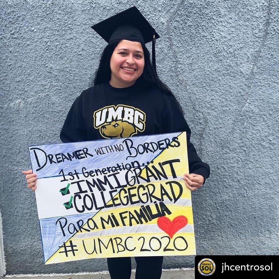 Congratulations to Jennifer and all the 2020 graduates! You did it! Posted @withregram &bull; @jhcentrosol Jennifer Mendez se acaba de graduar!! Jennifer is a Centro SOL Summer Scholars alum 2014. Felicidades Jennifer!! 👩🏻&zwj;🎓🎉 From her story &