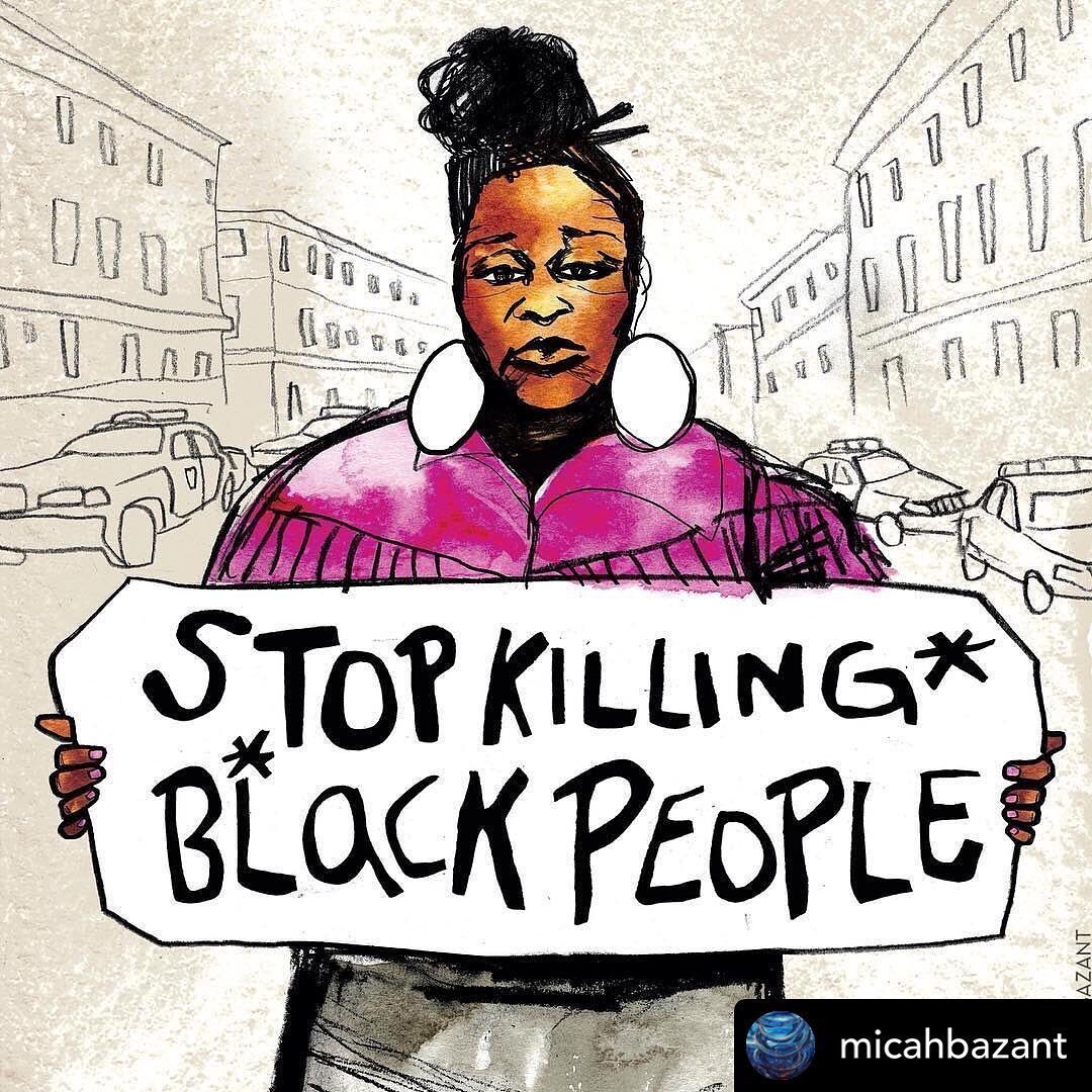 Black lives matter Posted @withregram &bull; @micahbazant &ldquo;Abolition is the only justice&rdquo; -poet @kemiaalabi 
#justiceforgeorgefloyd #abolishpolice
. . . 
repost @micahbazant ・・・
May 2015 - Portrait of Baltimore community organizer and art