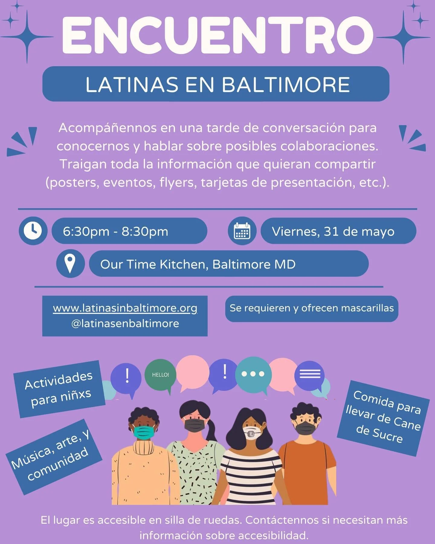 &iexcl;Acomp&aacute;&ntilde;ennos en nuestro primer encuentro para estar en comunidad con otrxs latinxs en el DMV! Buscamos colaboradores para un proyecto colectivo multimedia colectivo que refleje las experiencias de nuestra comunidad y en el proces