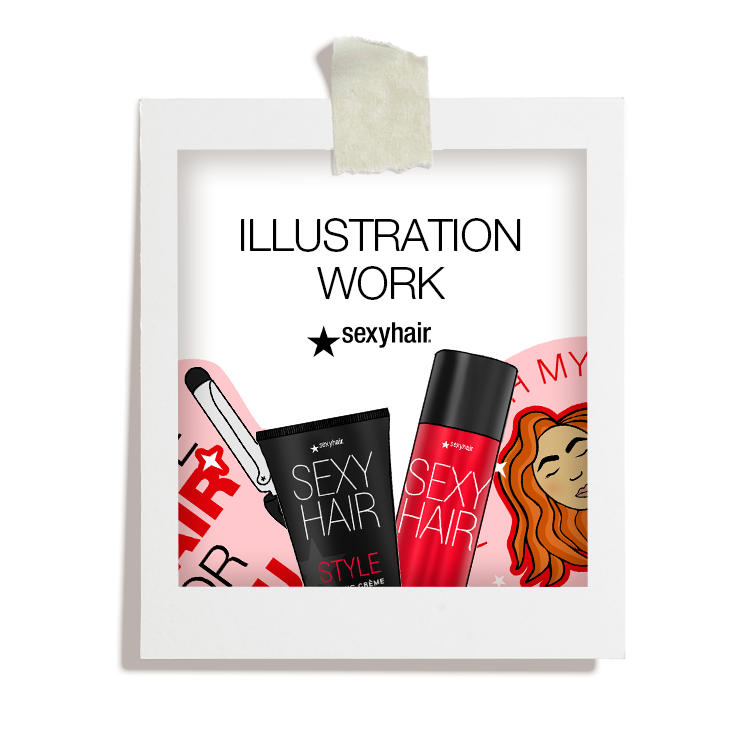 SexyHair Illustration Work