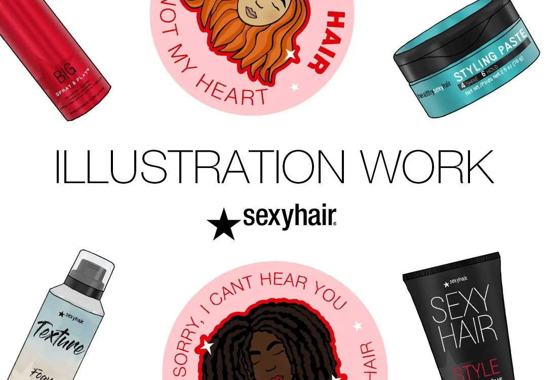 SexyHair Illustration Work