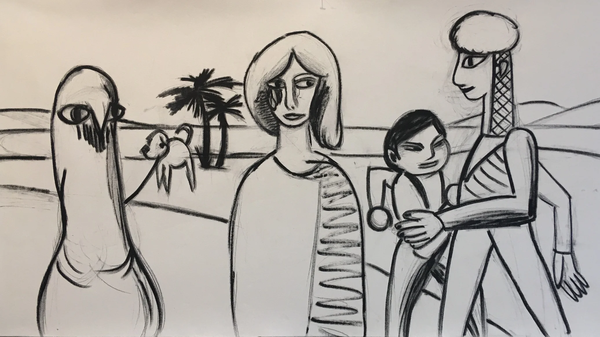“Miami Beach” sketch