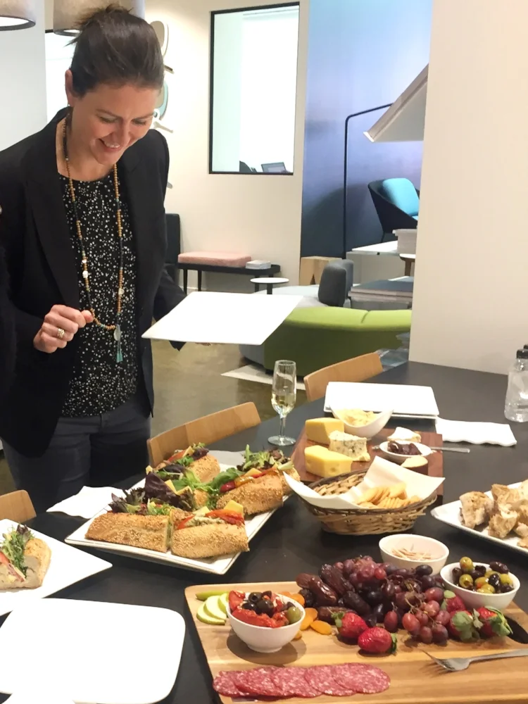 The group were treated to lunch at Interstudio . It was just delicious, thank you!