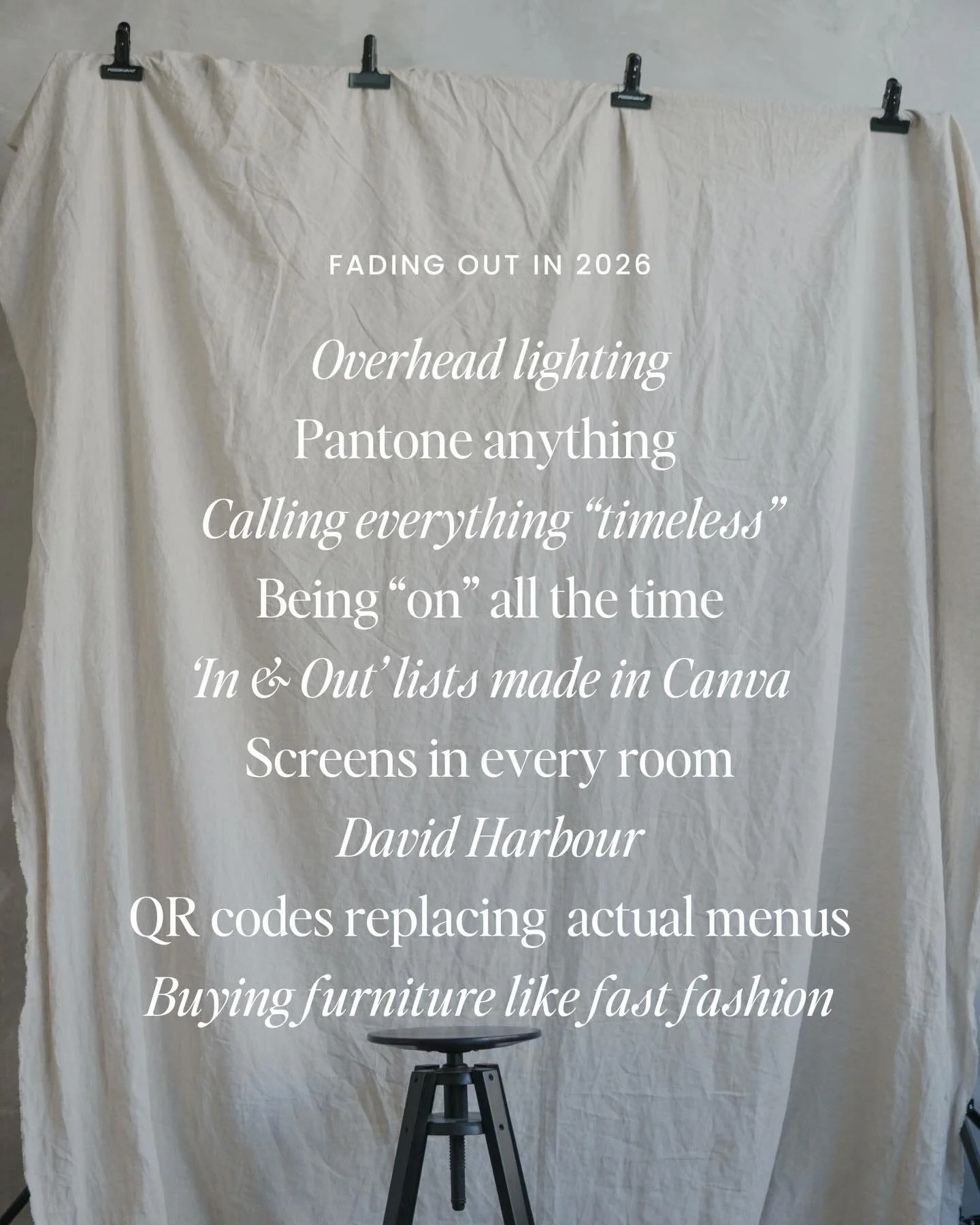 If this made you uncomfortable, it might be because your ceiling light is on.