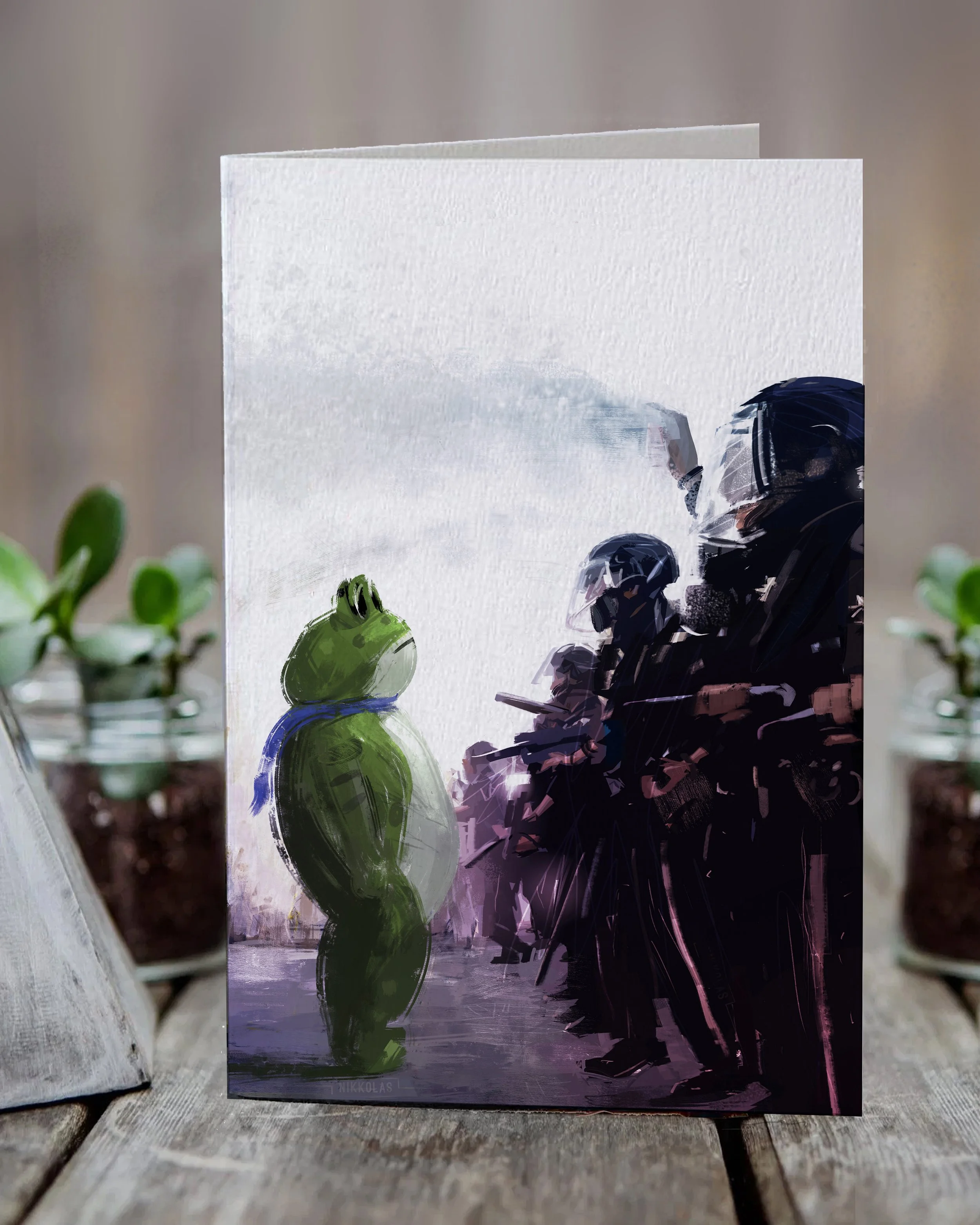 Portland Frog Greeting Card - NIKKOLAS.jpg