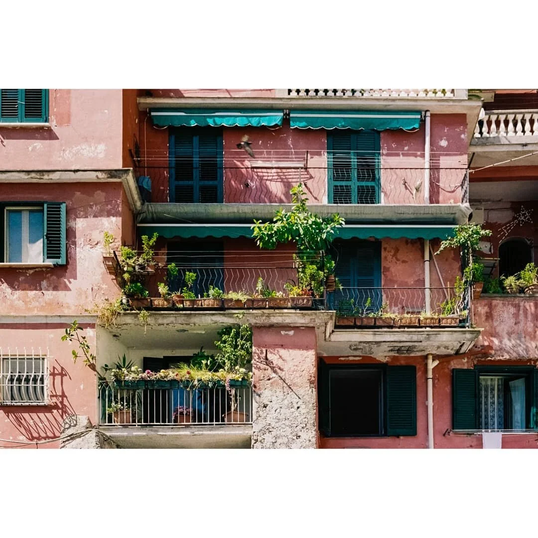 Last summer: Manarola, Italy 
#italy2019 #lastsummer #cinqueterre #architecturephotography #europeansummer #photography #canonfilm #manarola #filmphotography #analogphotography #balconylife