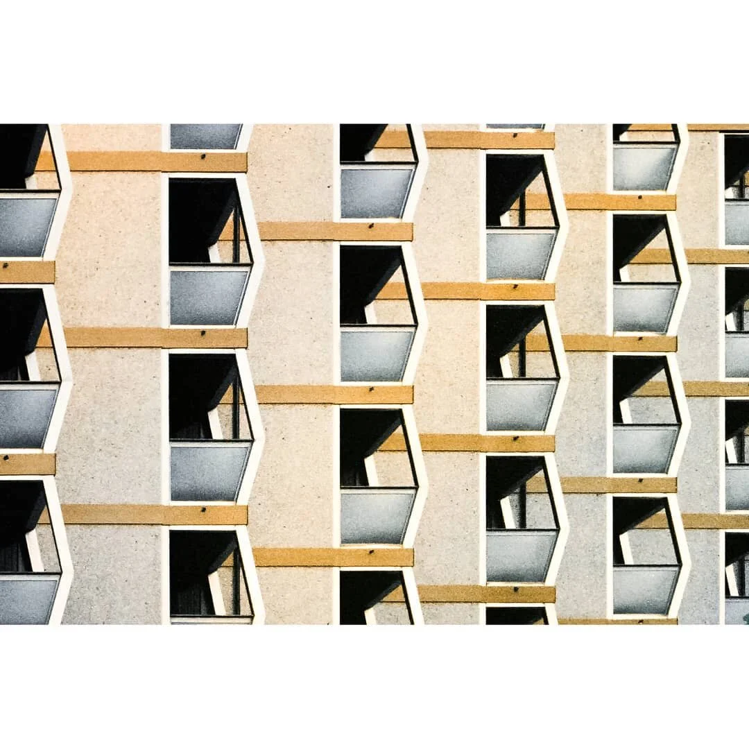 Looking through photos from late in 2019. The shapes remind me of ski gondolas and how much I am looking forward to winter. 
#geometry #geometric #geometricart #architecturephotography #filmphotography #canonfilm #patterns #wintermemories #35mmfilmp