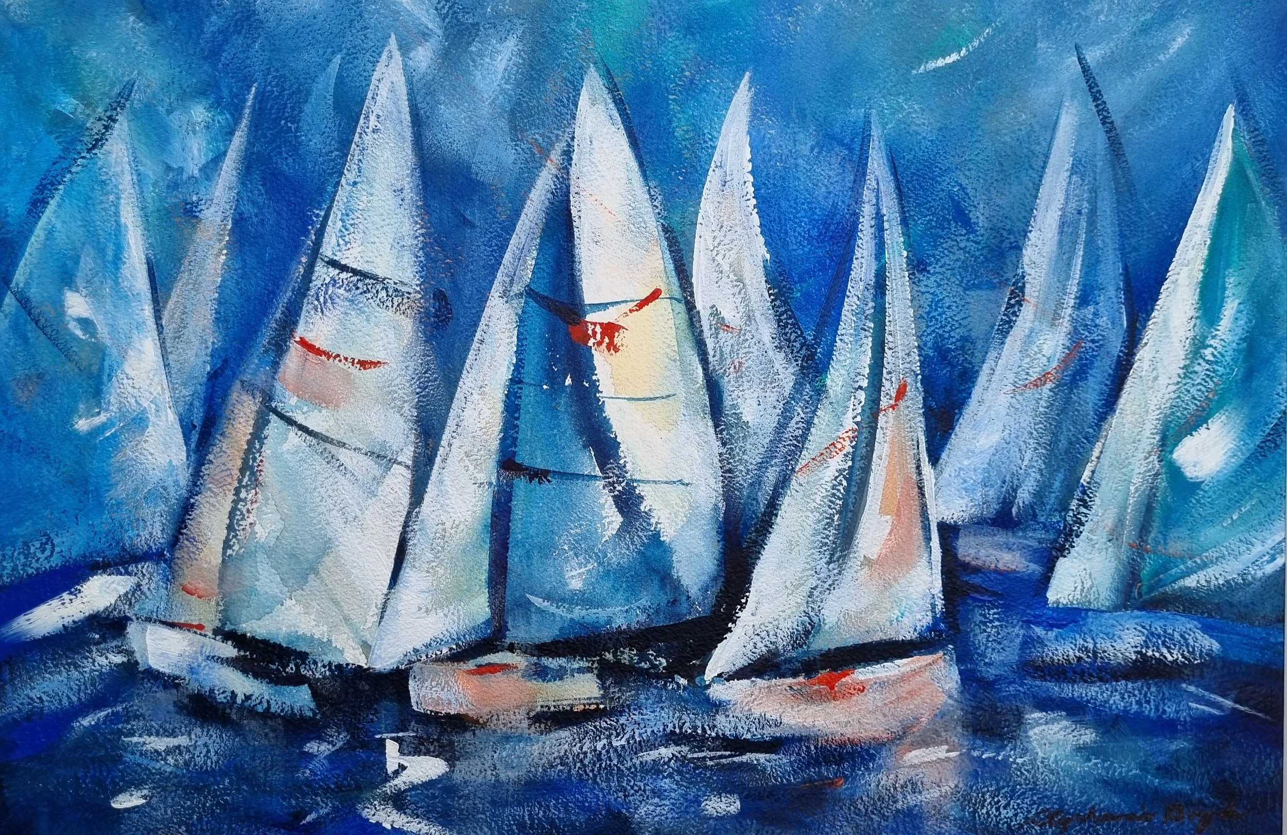 S Boyle - Sailing on the Swan.jpg