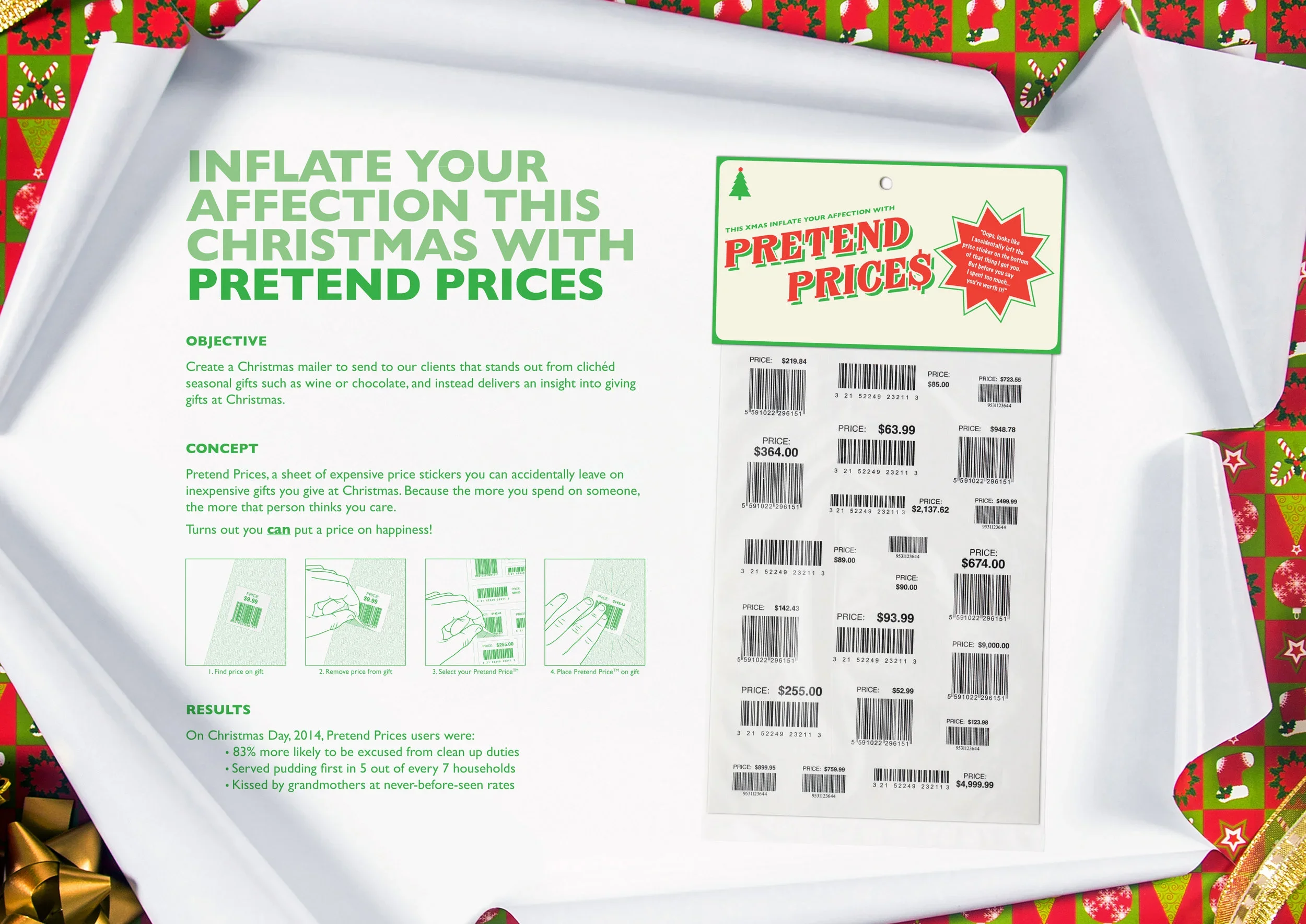 CHE PROXIMITY: PRETEND PRICES