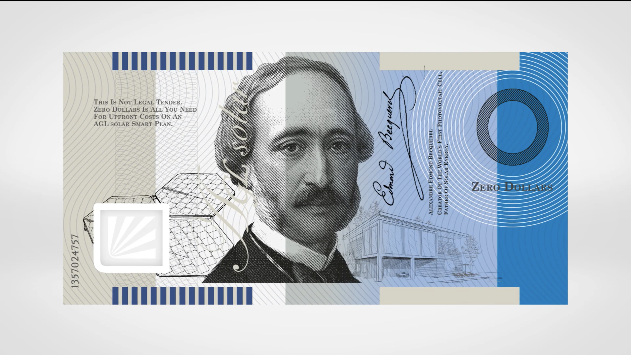 AGL: $0 DOLLAR NOTE
