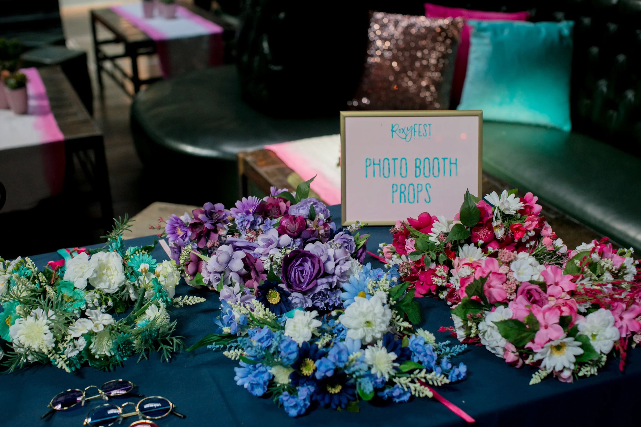 Event Design & Fabrication : Brooklyn Bowl Roxyfest Custom Flower Crowns