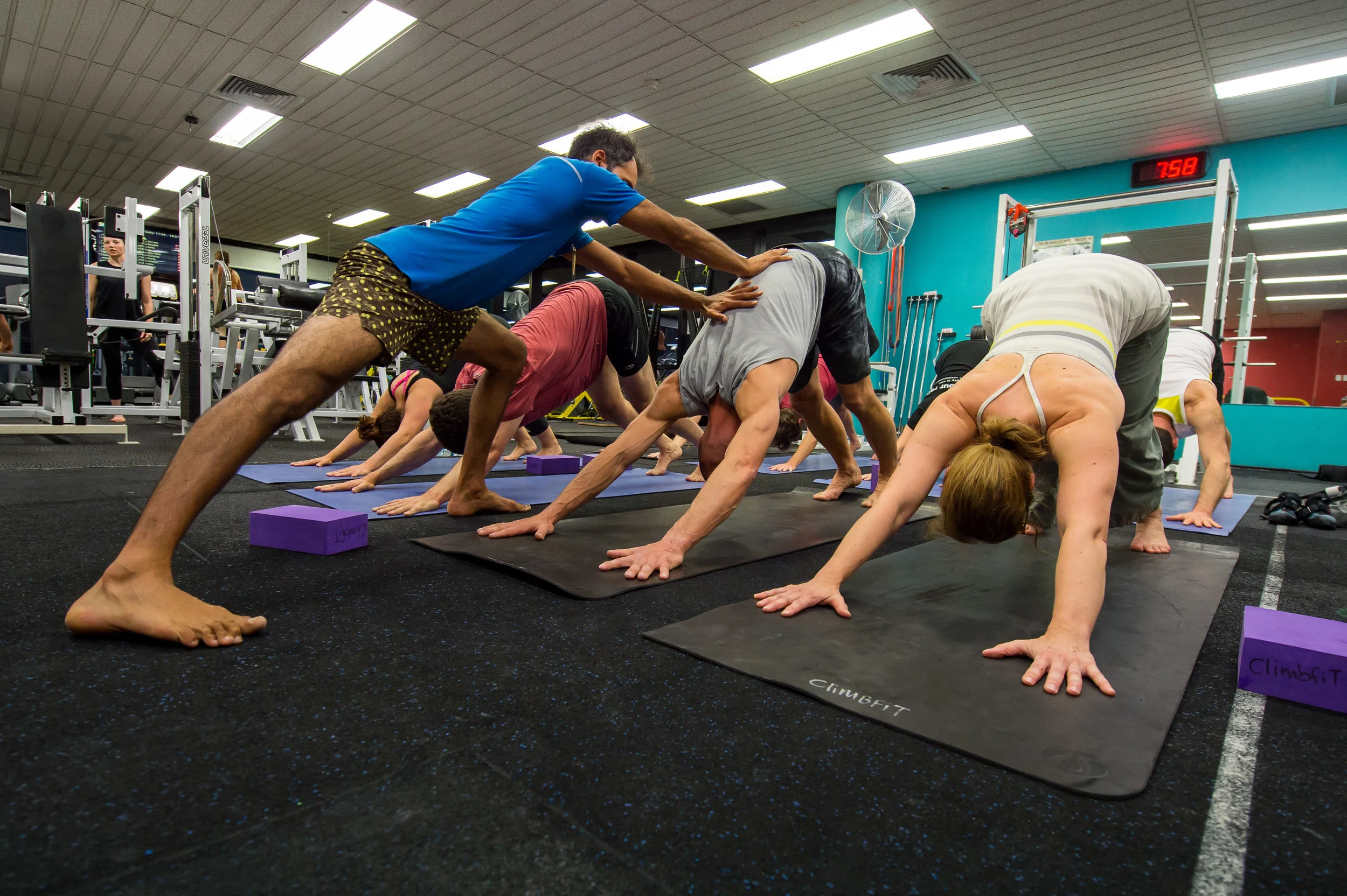 yoga for climbers group class
