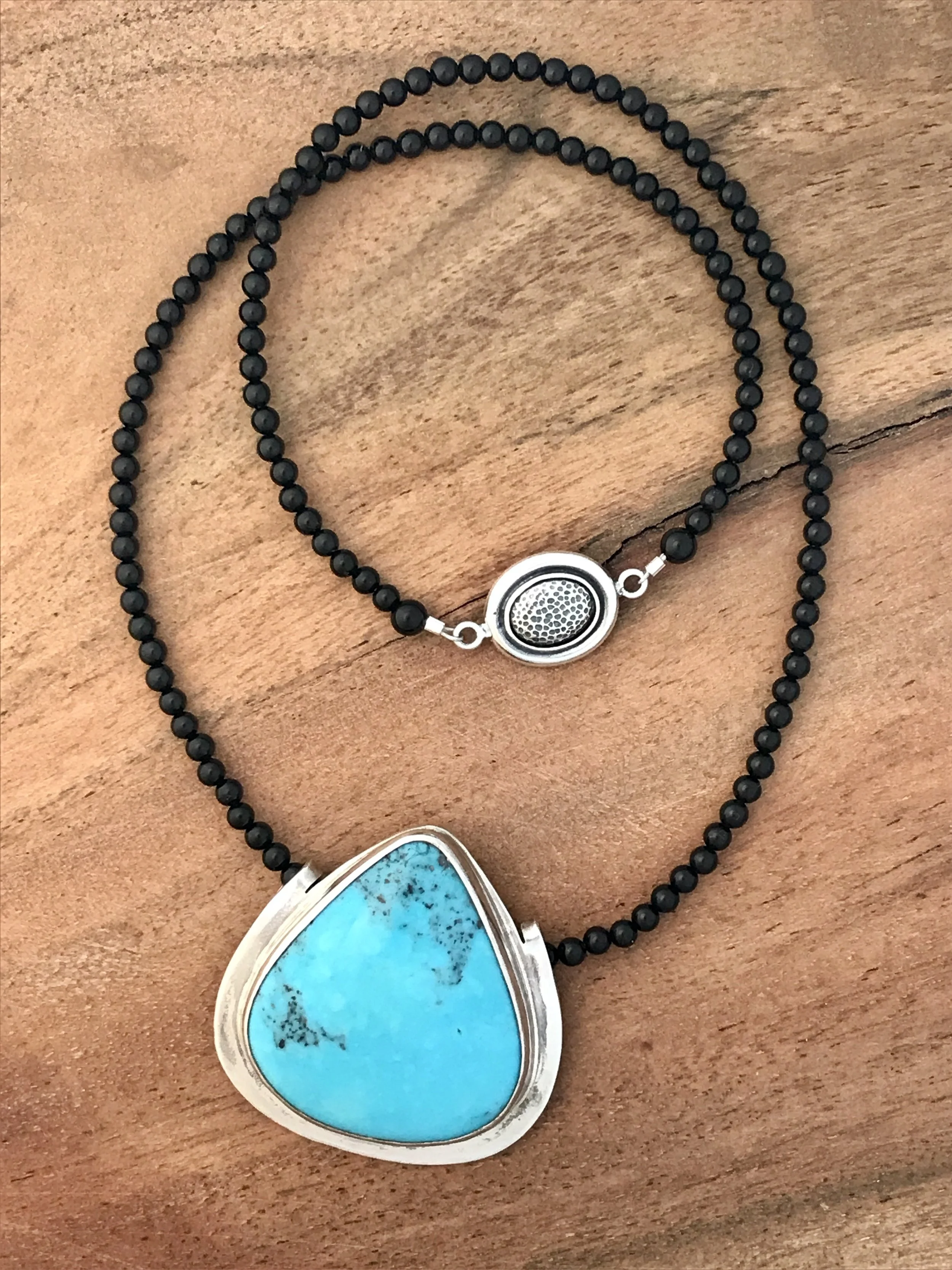 Sterling Silver and Turquoise Pendant