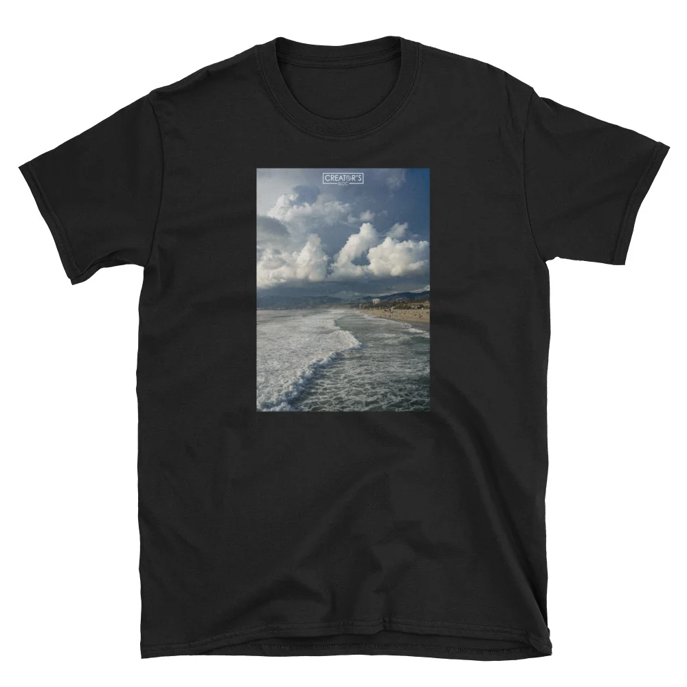 Santa Monica tee - black