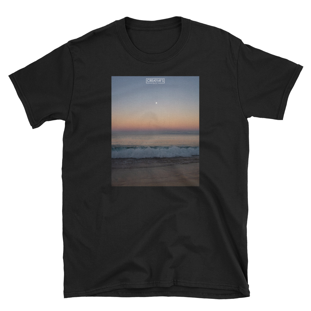 Lunar Sunrise tee - black (HAWAII COLLECTION)