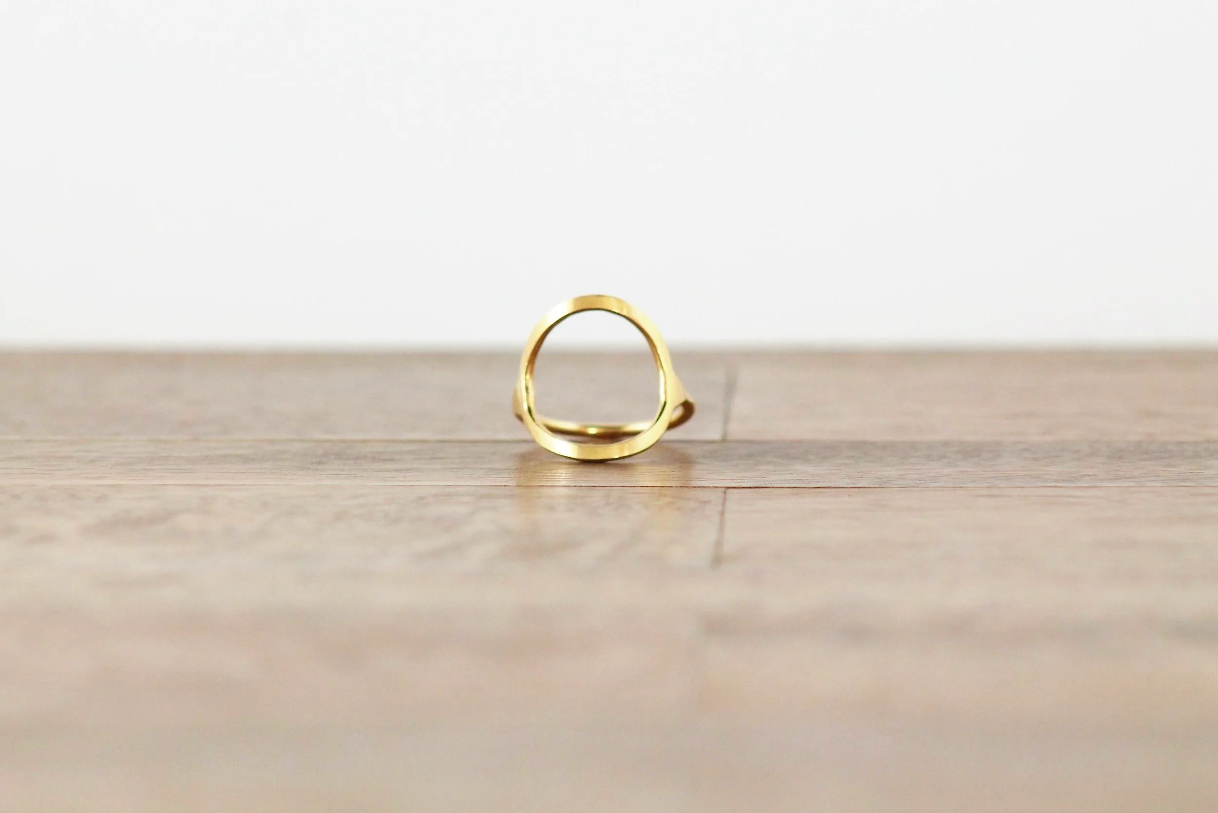 SANDED CIRCLE RING