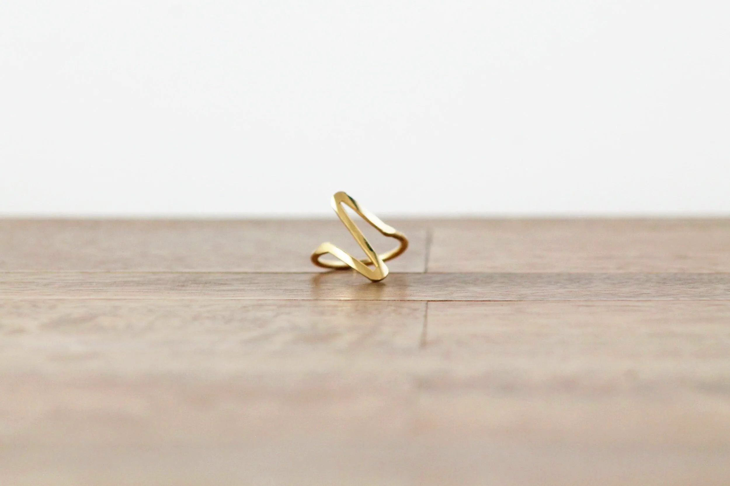 SANDED HEARTBEAT RING