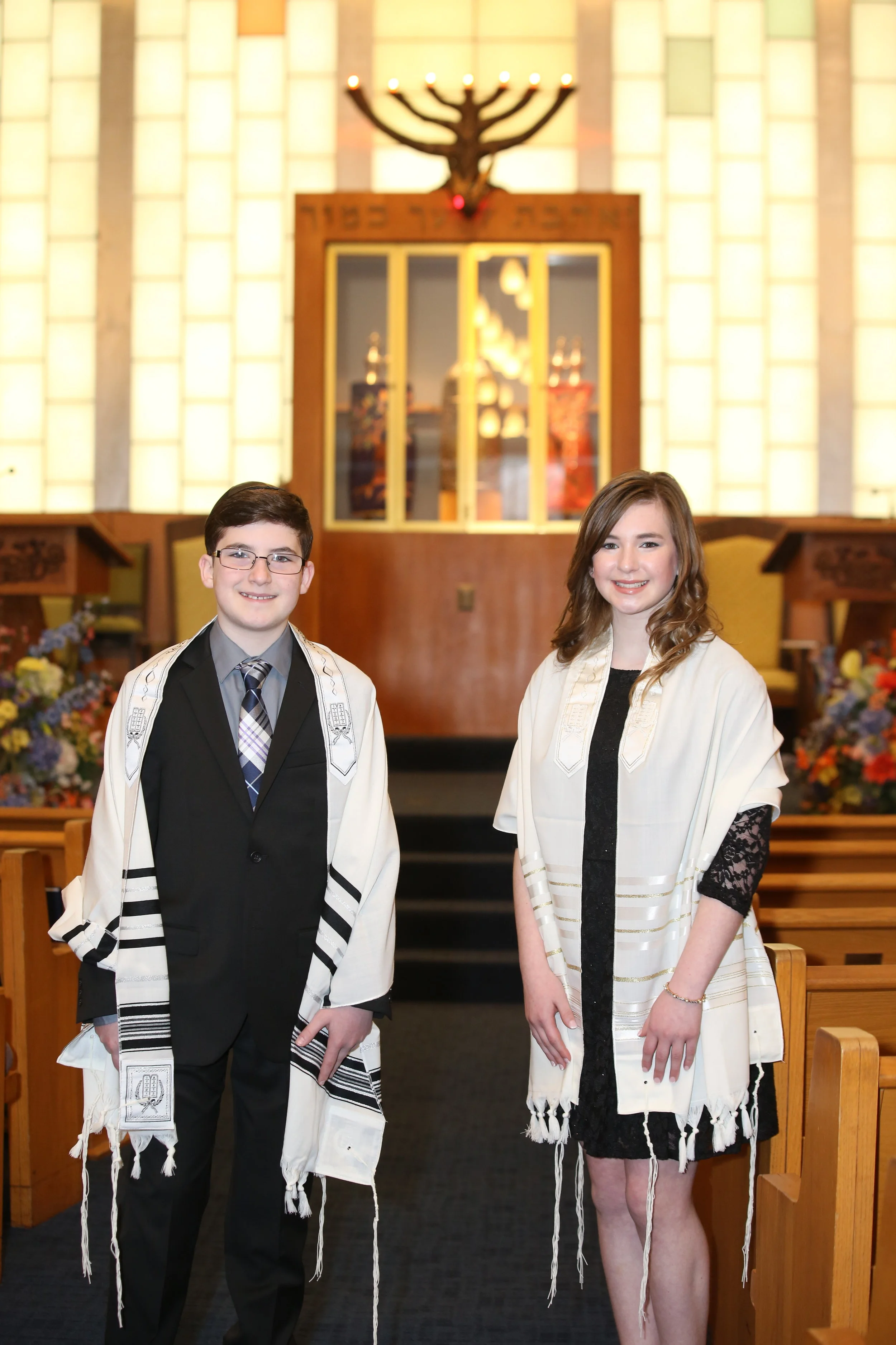 B'nai Mitzvah Service at Temple Israel of Northern Westchester, New York