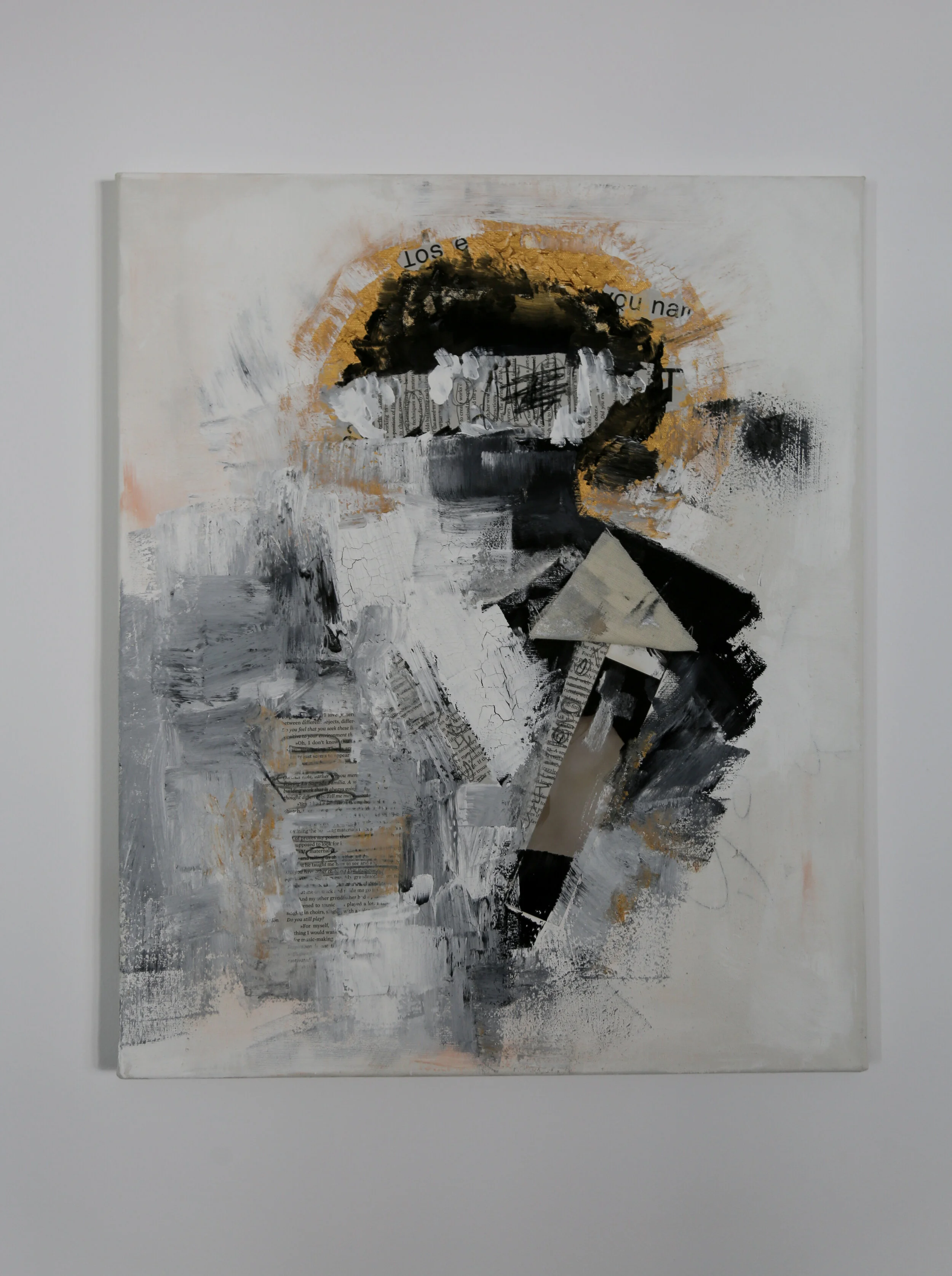 Censored / Original Acrylic Mixed Media on canvas 60cm x 50cm / Price: 150 Euro / 2019