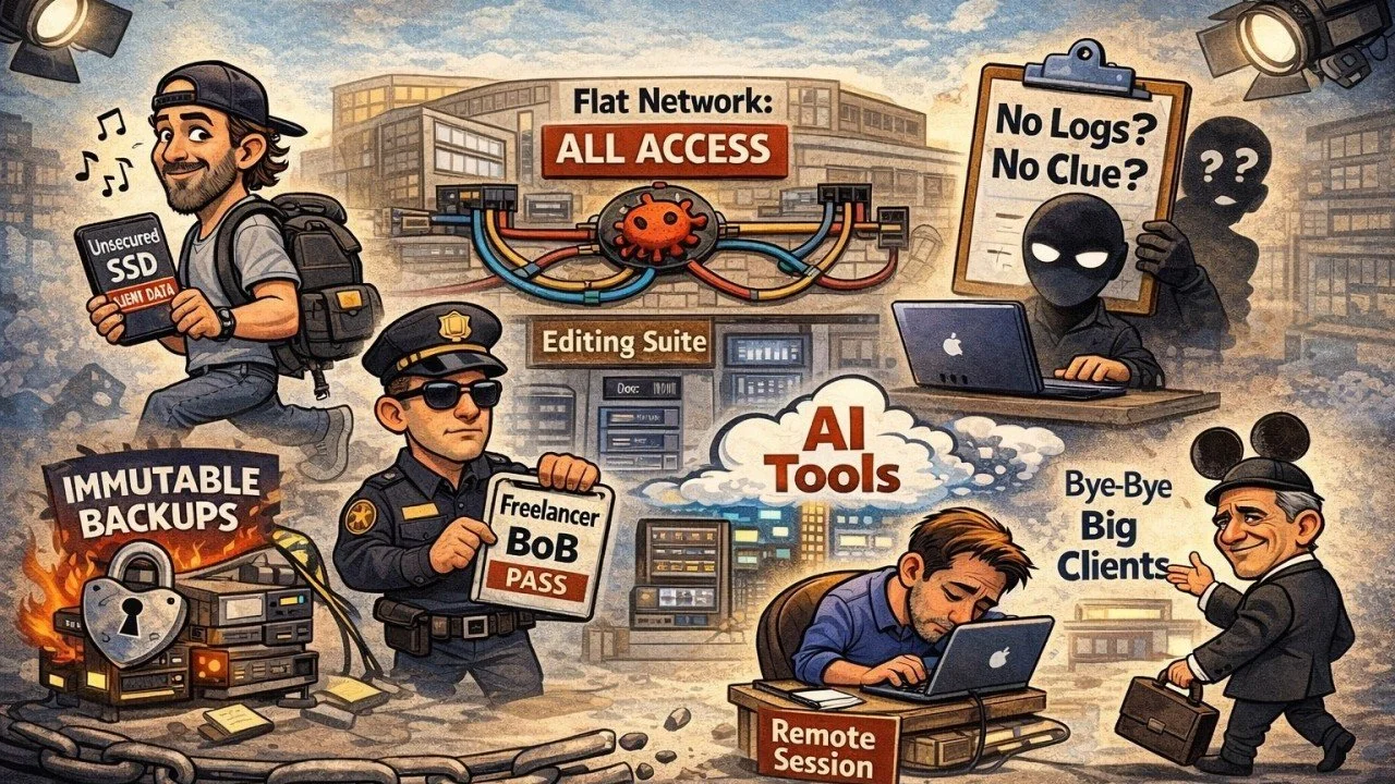 The Invisible Cut: Why Post-Production Must Take Data Security Seriously