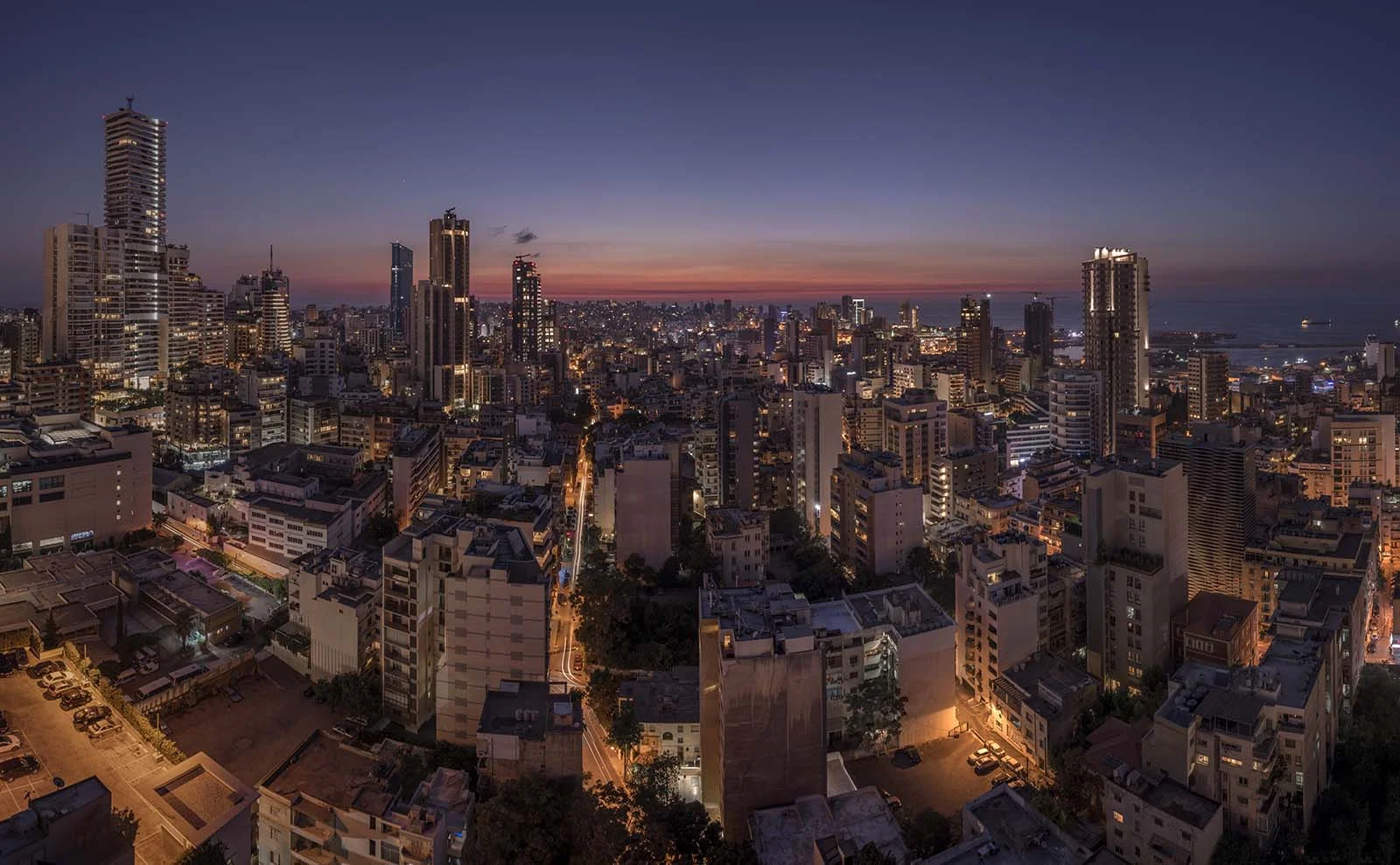 Ashrafieh aerial view