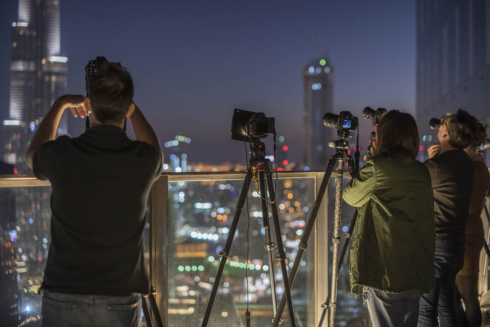 Dubai rooftop photography workshop