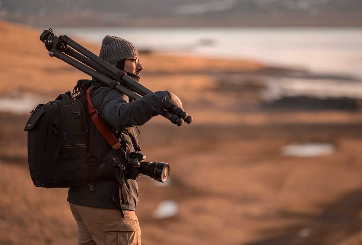 Photographer in Iceland