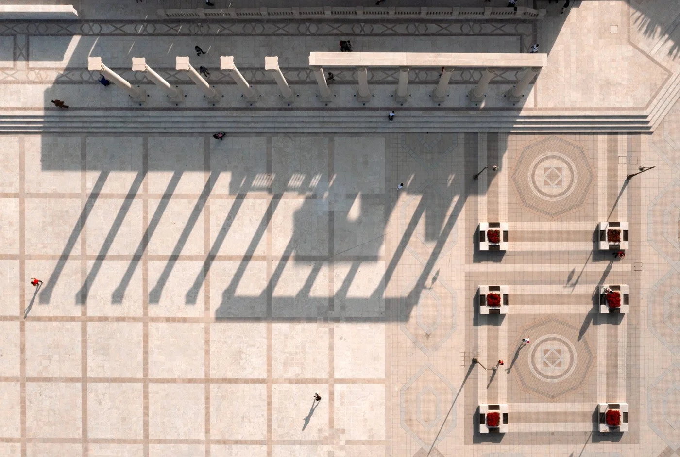Shadows on the Plaza