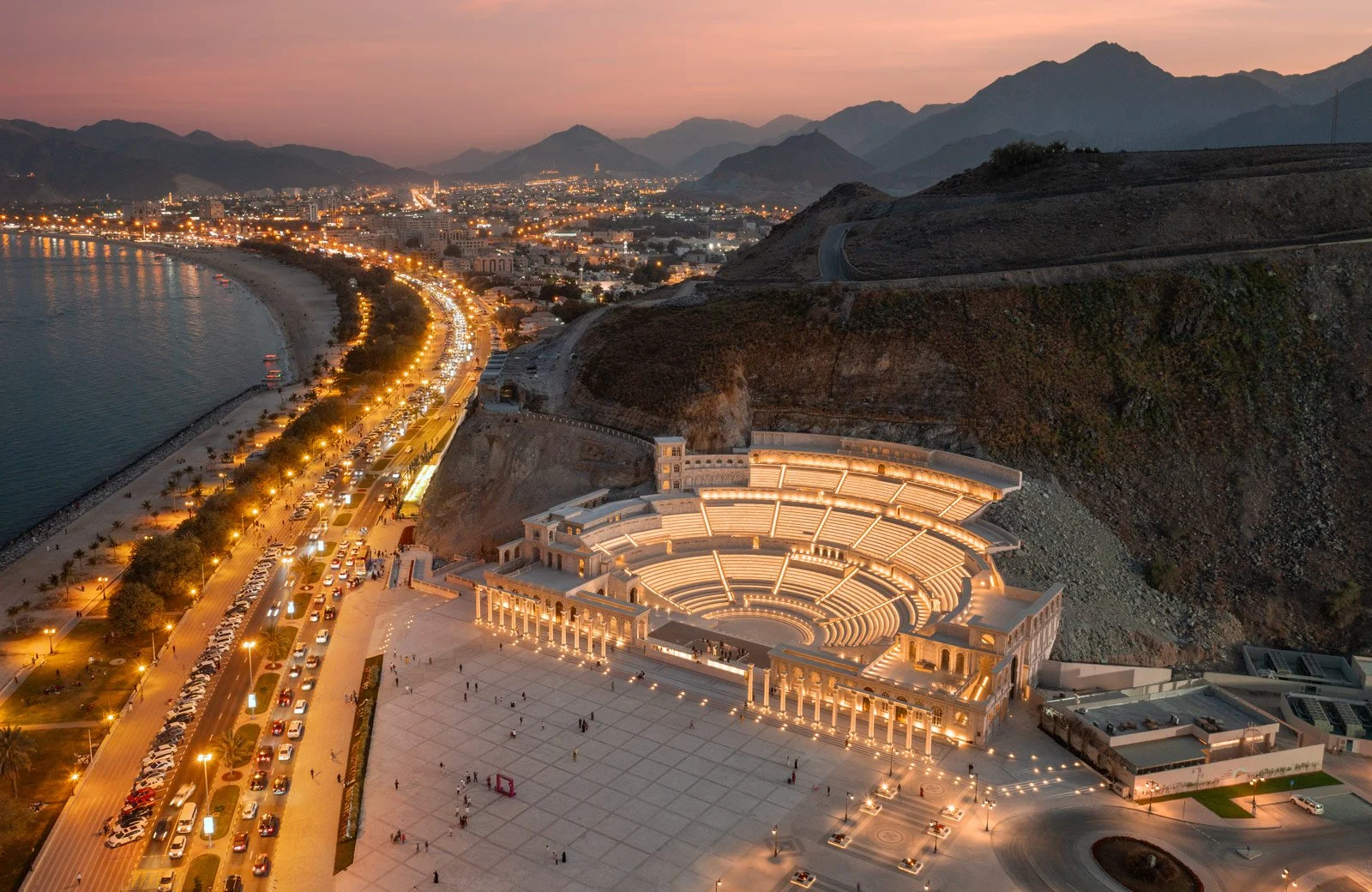 Twilight over Khorfakkan