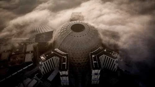 Al Wasl Dome in Fog, Expo City Dubai