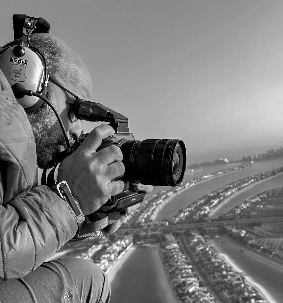 Dany Eid photographing in Dubai