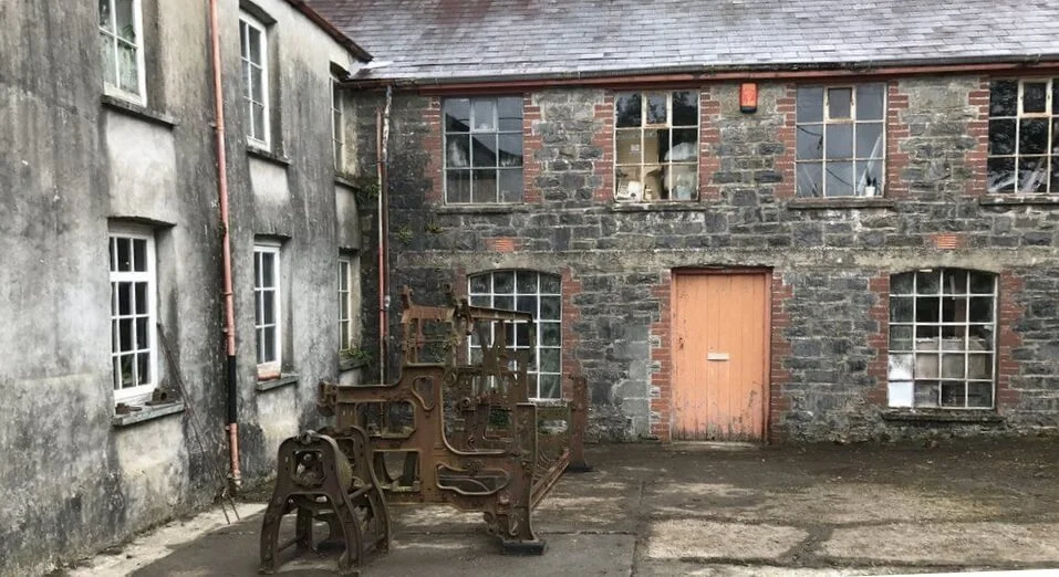 Welsh woollen mill Elvet before restoration