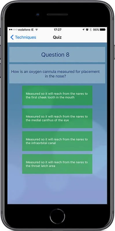 A quiz allows you to test your knowledge of the illustrated techniques.