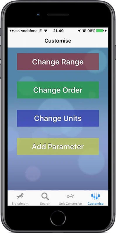Completely customisable.