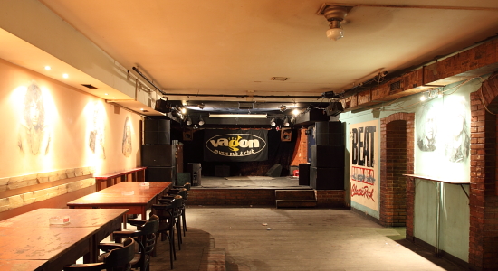 Vagon- in the centre of the Old Town. It looks like a real touristy place but transforms into an amazing underground rock live scene at night.