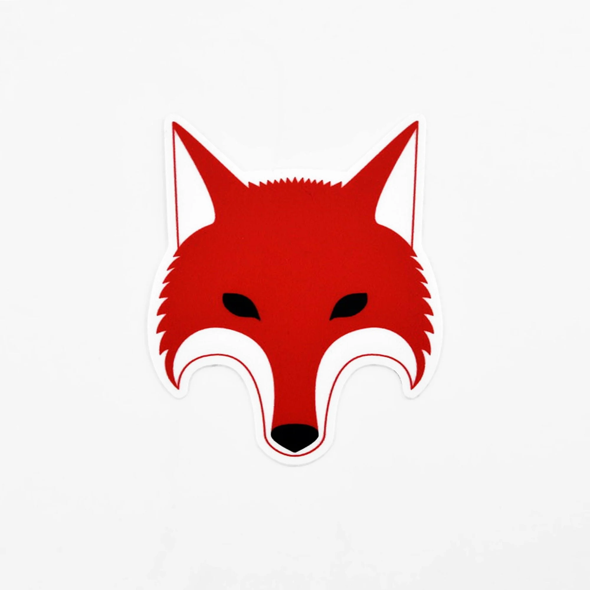 ESCA Fuchs Aufkleber für Laptop Macbook Skateboard