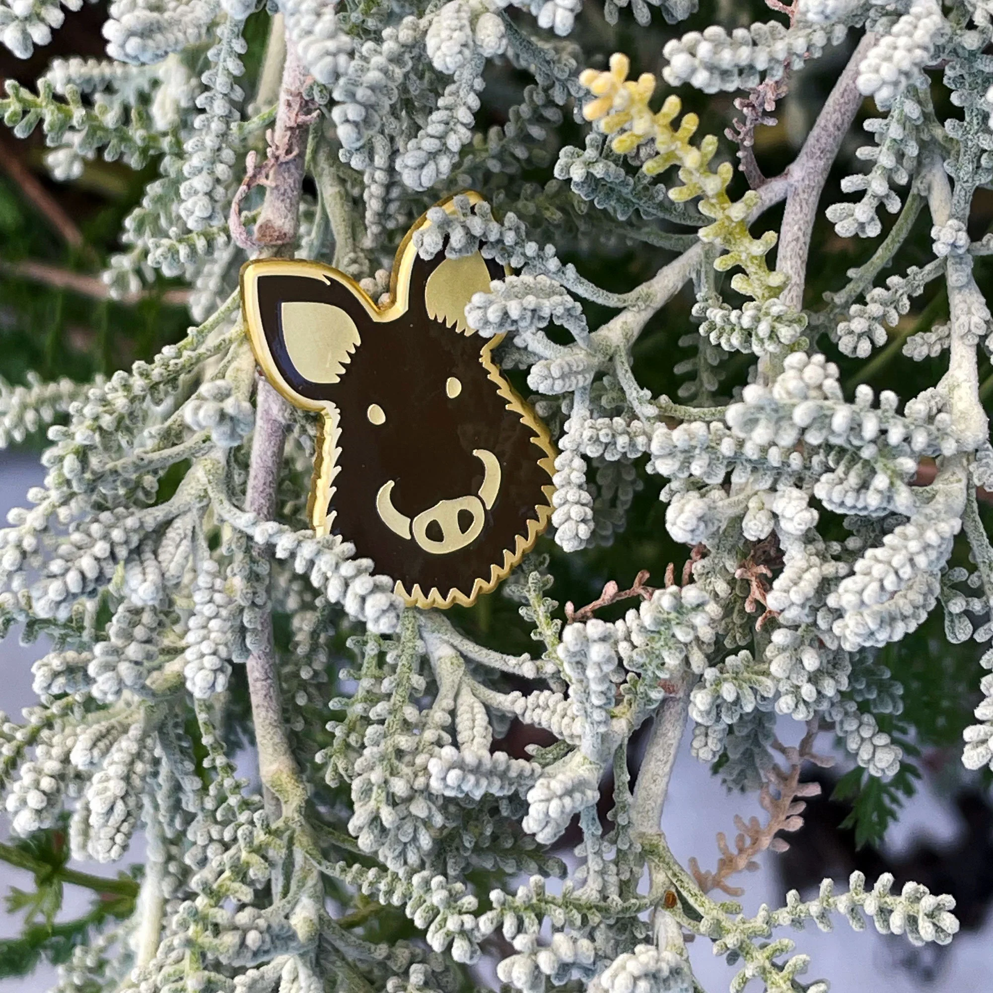 ESCA Wildschwein Emaille Pin