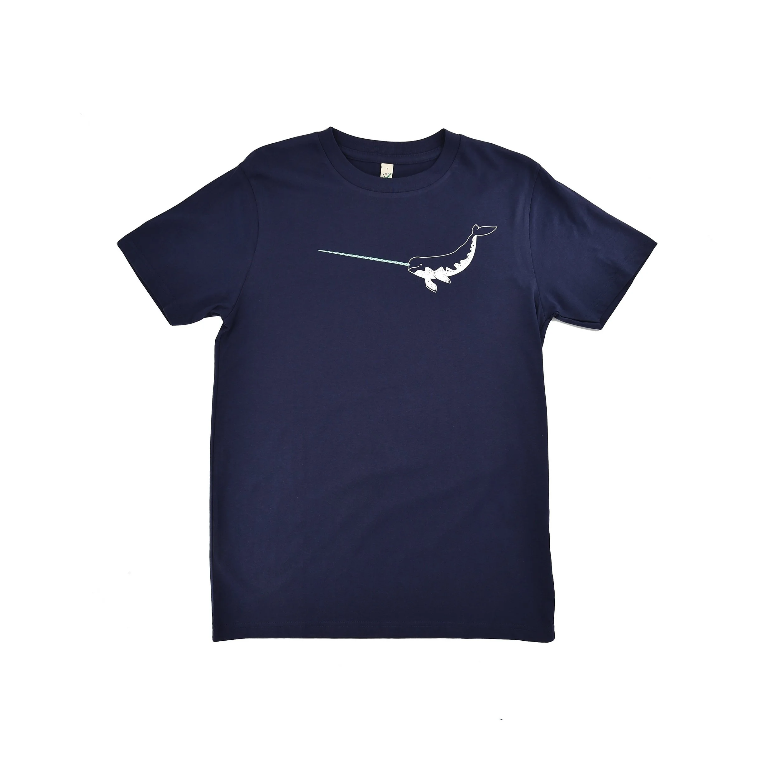 Narwal - Herren Biobaumwoll T-Shirt