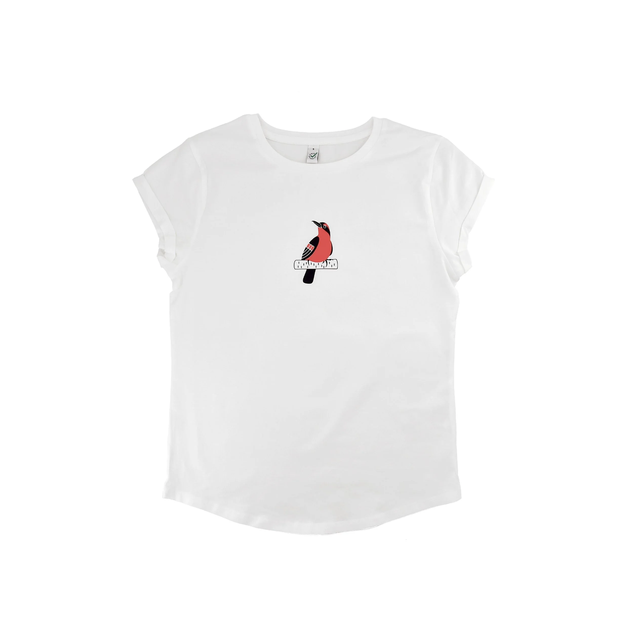 Halsbanddrossel - Damen Biobaumwoll T-Shirt
