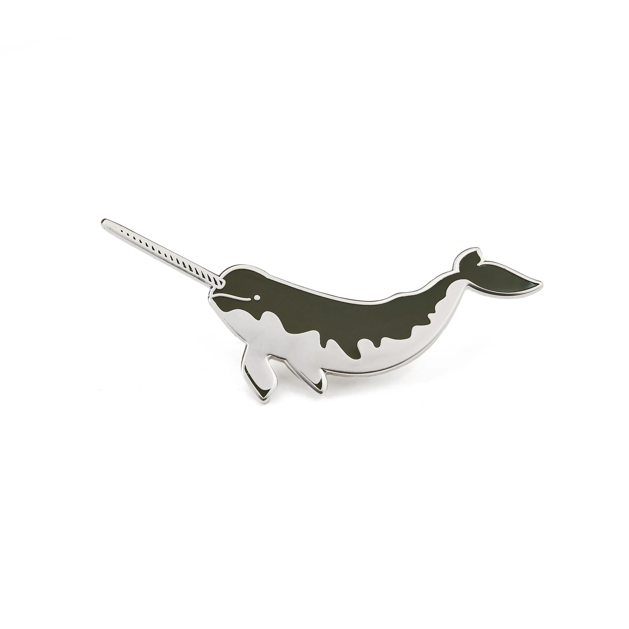 Narwal Emaille Pin
