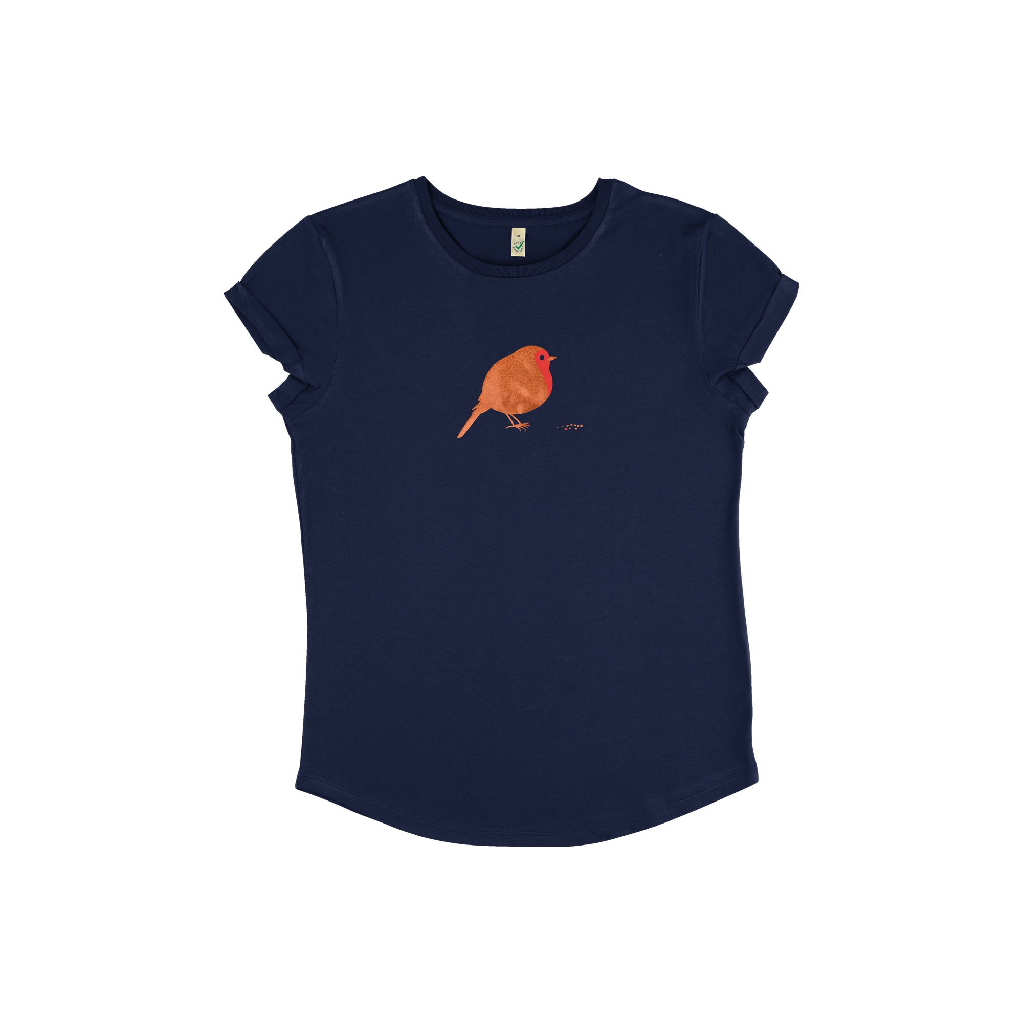 Rotkehlchen - Damen Biobaumwoll-T-Shirt