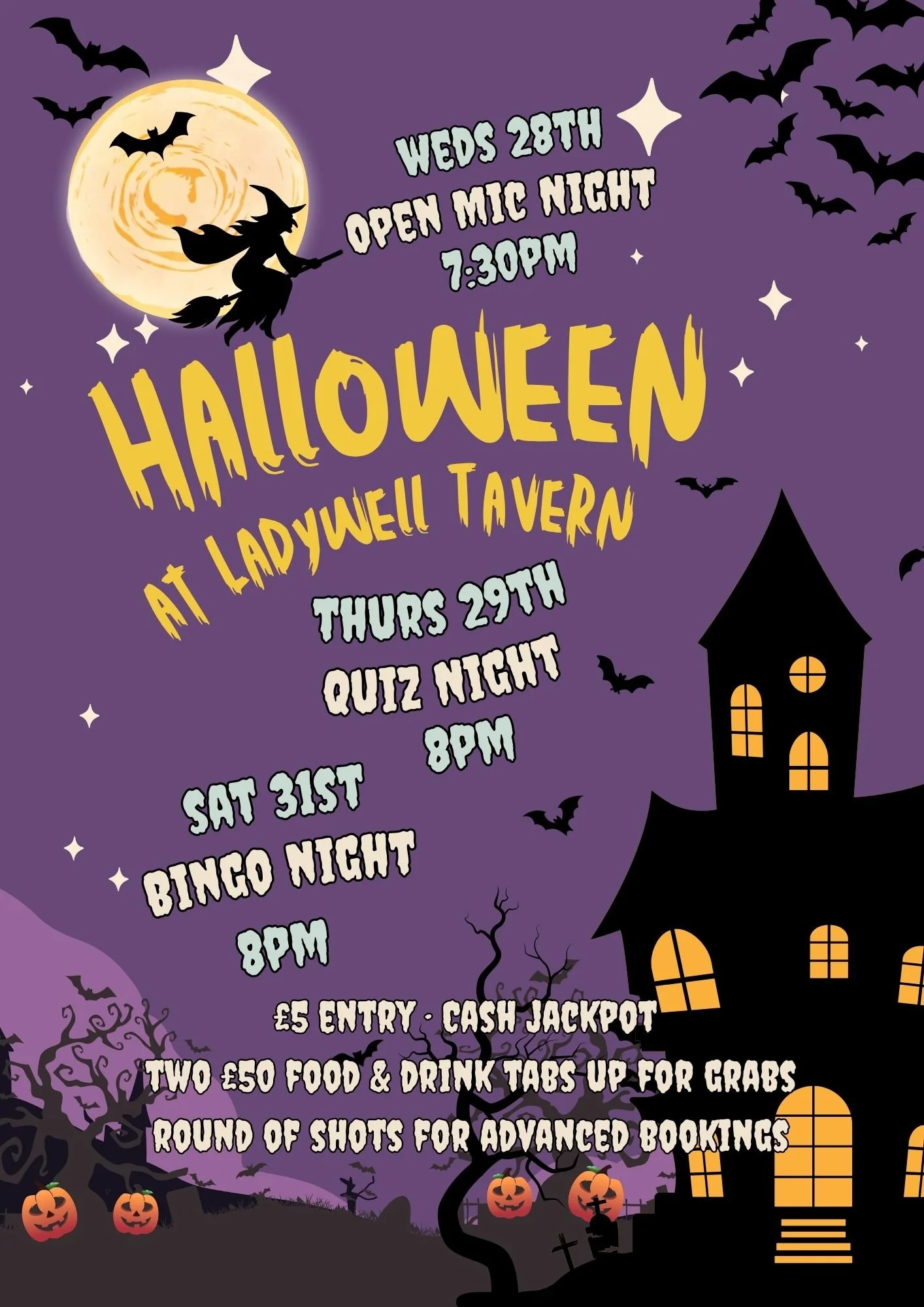 Halloween Bingo Night