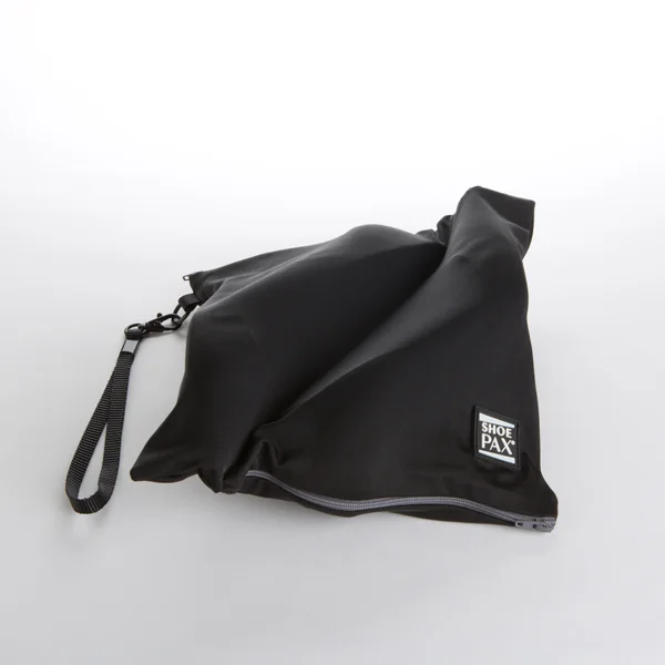 Black Fabric & Castle Zipper ShoePax