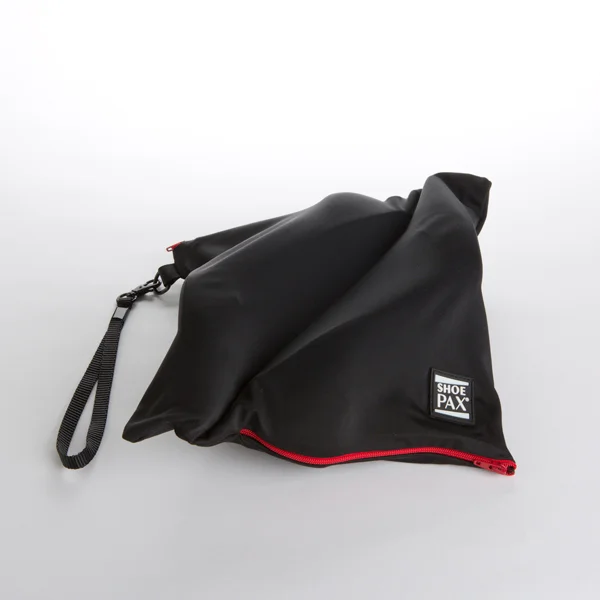 Black Fabric & Red Zipper ShoePax