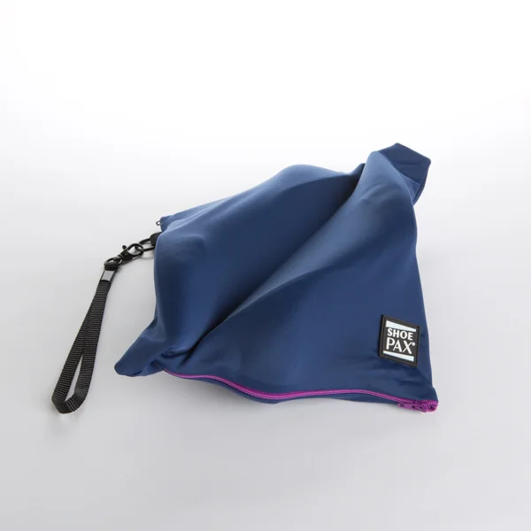 Navy Fabric & Tahiti Zipper ShoePax