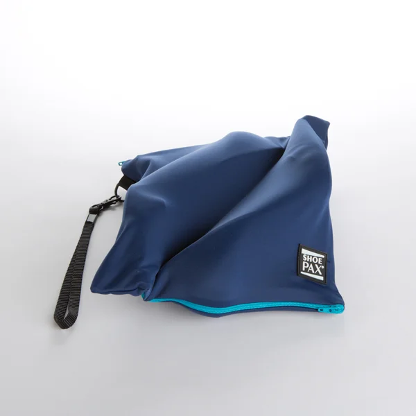 Navy Fabric & Serac Zipper ShoePax