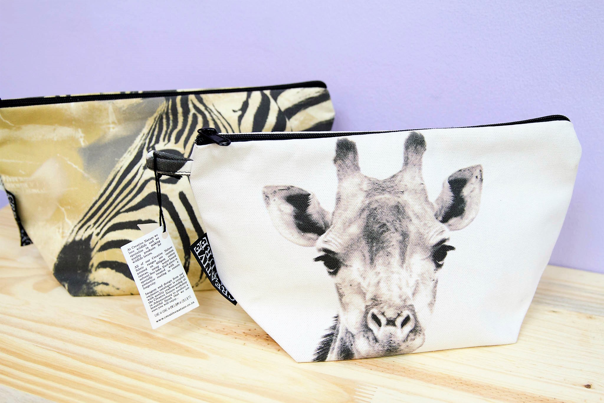 Wildlife Toiletry Bags