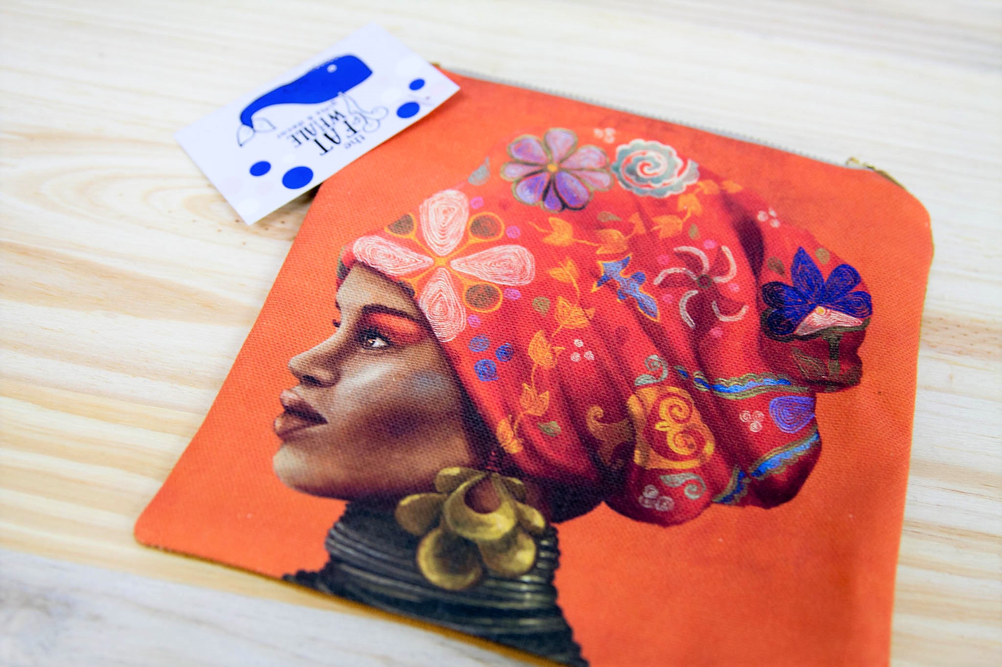 African Woman Pouch