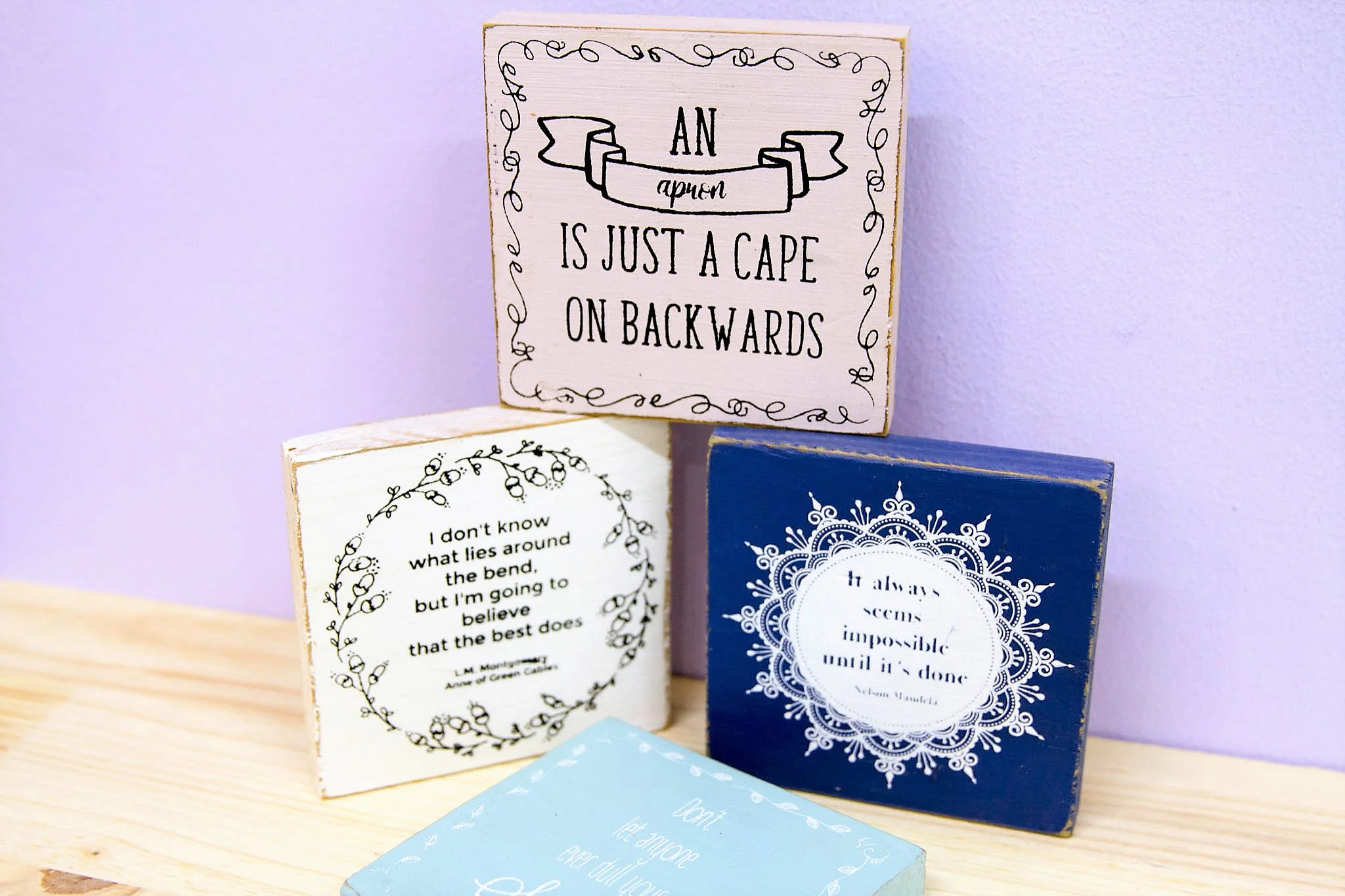 Wooden Decor Blocks