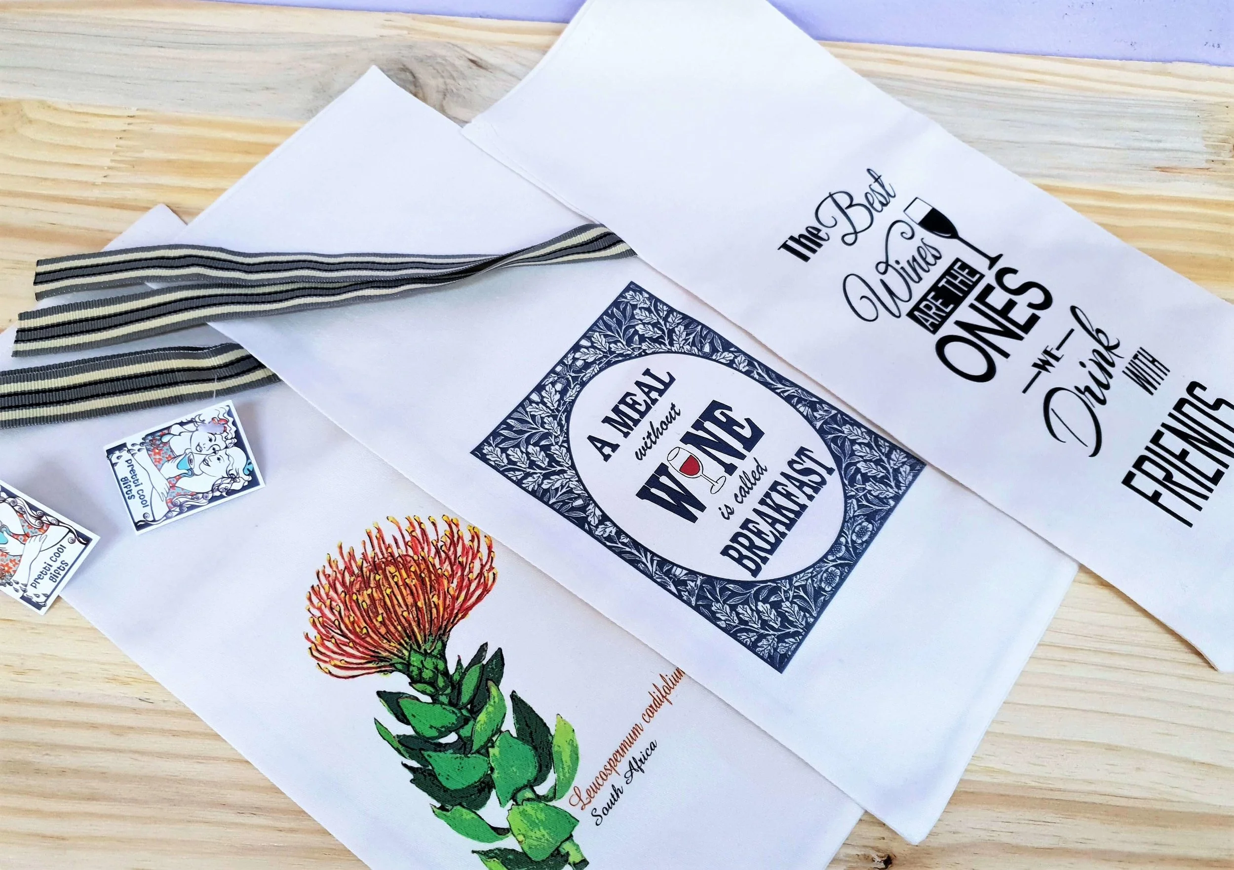 Fabric Wine Bags